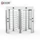 304 Stainless Steel Dual Lane Full Height Turnstile Gate For Gym