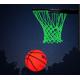 Fluorescent Green Indoor Basketball Net 43cm Nylon Basketball Net