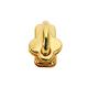 Gold Shiny Metal Bag Lock Replacement Metal Purse Hardware Accessories