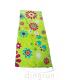 Folded And Rolled Custom Printed Beach Towels Packed Into A Towel Bag With Rope Drawstring