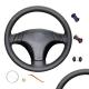 Car Interior Artificial Leather Black Hand Sewing Customized Steering Wheel Cover For Mazda 5 2004 2005 2006 2007 2008 2009 2010