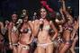 Colombia fashion show: Bikini girls revel at beach party