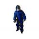 Navy Blue Bomb Disposal Equipment Search Suit And Helmet Light Weight