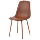 Modern PU Leather Tomile Red Dining Chair Sets Of 4 Wipes Cleann Easily