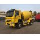 CCC Passed Fuel Saving Sinotruk Jowo 4x2 Self Loading 6 CBM Mini Concrete Mixer Truck