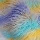 Knitted Backing Technics Long Pile Fur Fabric in Vibrant Colors for Garments or Cushions