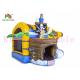 Custom 0.55mm PVC Pirate Inflatable Jumping Castle OEM Color For Adults And Kids
