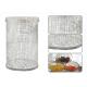 Bbq Round 304 Stainless Steel Barbecue Mesh Tube Rolling Grilling Basket