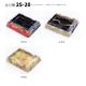 Sushi Transparent Bakery Boxes Buffet Trays Charcuterie Boxes With Clear Lids Disposable Platter Trays