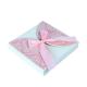 Luxury High Quality Hand Making Folding Packaging Box Glossy Paper Small Bow