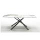 Modern Marble Ceramic Top Dinner Table Set Artificial Sintered Stone Dining Table For Home