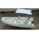 550cm orca hypalon large panga boat  sunbath bed  inflatable rib boat rib550 with bimini top