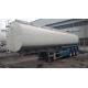 Tri Axle Heavy Fuel Tanker Semi Trailer , Diesel Oil Tanker Semi Trailer
