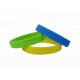 Customized Debossed Sports Silicone Wristbands 202x12x2mm Solid Colors
