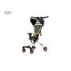 Height Adjustable Handle Lightweight Stroller Aluminum Material