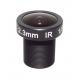 3.0 Megapixel Fixed M12 Lens 2.3mm 172 Degree 1/3 inch For CCTV camera