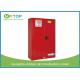 Grounding Flammable Liquid Storage Containers 90 Gallon Red Color Epoxy Coating