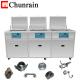 Three Tanks Auto Parts Washer Machine , FCC 560L Long Ultrasonic Cleaner