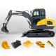 Powerful 1.2Ton Mini Hydraulic Excavator With 1200mm Track Length