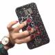 Black Noble Flash Metal Buckle Gemstone Chain Star Strap Cell Phone Case Cover for iPhone 7 6s Plus