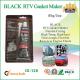 High Temp Neutral Cure Silicone Sealant For Vehicle Body , Black Gasket Maker