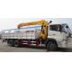 Dongfeng DFL1250 6X4 Truck Mounted Crane With Cummins C245 20 Engine