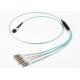 40Gb Fiber Optic OM3 QSFP MPO-LC 8Core Patch Cord