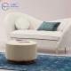 Newly Arrived Double Seat Armrest Polyester Sherpa White Simple Modern Style Chairs For Living Room Nordic