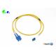 LC UPC To SC UPC 2.0mm Single Mode Fiber Optic Patch Cable Duplex Jumper Patch