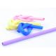 BPA Free Reusable Silicone Drinking Straws , Silicone Bendy Straws No Metal Aftertaste