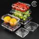 Grapes Lychees & Cherries PET Clamshell Food Containers Transparent Plastic Boxes