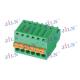 Green Color 2.5mm Pluggable Terminal Block For Print Circuit Board