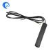 Glass Mount GSM GPRS Antenna , Universal DAB Patch Aerial 3M SMA Cable