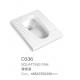 485X370X230mm Ceramic Squatting Pan Convenient Gravity Flushing