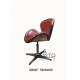 Europe style club leather swivel chair with aluminium shell,#XD0027