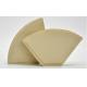 Disposable Drip Coffee Filter Paper , Organic Cone Shaped Coffee Filters Lightweight