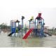 Swimming Pool Water Park Construction , kids outdoor Aquatic Playground Equipment