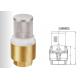 Brass / Stainless Steel Foot Valve Thread Connect End , Spring  Check  Foot Valve
