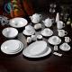 26Pcs White Porcelain Dinnerware Sets