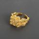 Gold Nugget Fancy Ladies Ring Durable Multi Purpose For Wedding