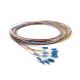 LC 12F COLORED 9 / 125 LOOSE TUB G652D OS2 Splicing Fiber Optic Cable 0.9MM