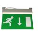 220V Maintained Aluminum Exit Sign LED Emergency Lighting Fire Exit Signs