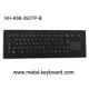 FCC Stainless Steel Computer Keyboard 5VDC With Touchpad Mouse