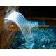 Rectangle Water Fall Nozzle Pond Fountain Accessories With Led Strip Light