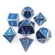 Metal Polyhedral Ming Dice Set Multipurpose Custom Edge Lightweight Sharp