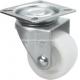 80kg Plate Swivel Po Machine Caster 3112-04 White Color and Heavy-Duty Performance