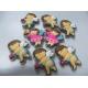 Flexible 3D Boys Girls Angel Shape PVC Fridge Magnet Sticker With Cheap Wholesale Price, For Home Decoration