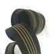 Yellow Lines Upholstery Seat Webbing , 90g/M Elastic Furniture Straps