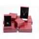Pink Ring Jewelry Box Case , Rectangle Jewelry Storage Box  Eco - Friendly