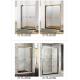 Two Panel Sliding Glass Shower Doors Glass Thickness 6mm With PVC Waterproof Strip